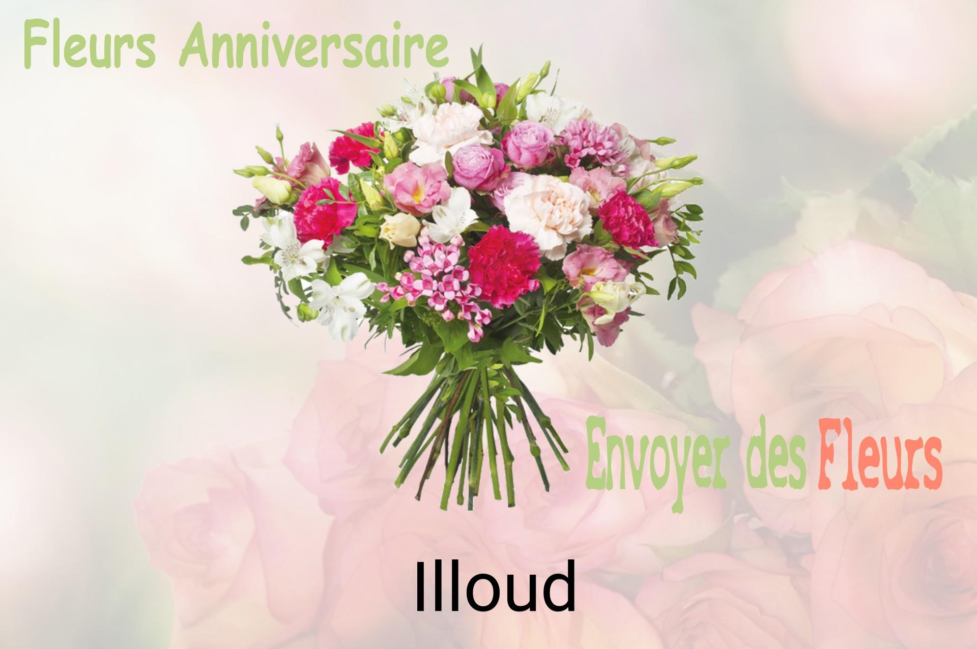 Bouquet de fleurs d’anniversaire livré à Illoud